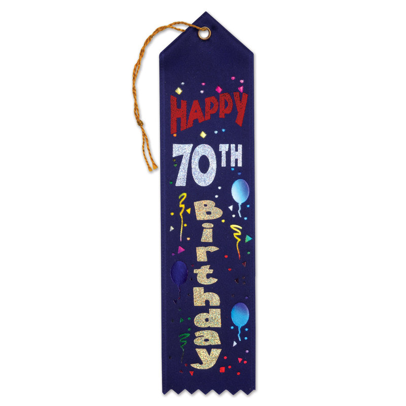 Ruban de joyeux 70e anniversaire
