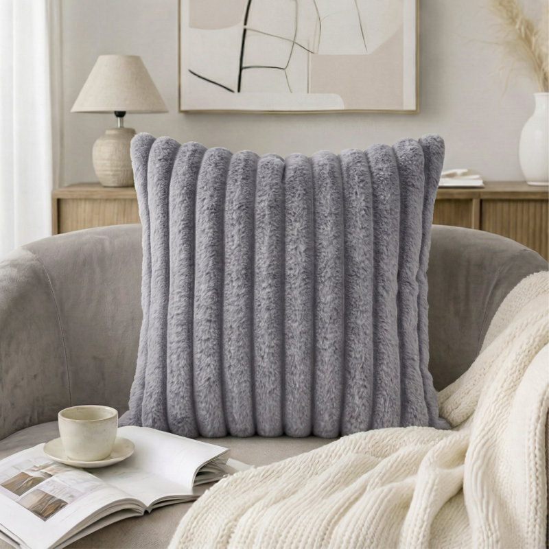 Coussin 18 po, Gris
