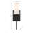 River 1-Light Wall Sconce in Black-1078915333