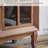 Retro Distressed Solid Wood Accent Cabinets