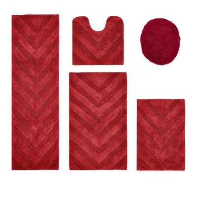Ensemble de tapis pour salle de bain 6 pièces Annaclara