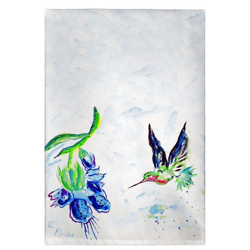 Serviette à main hovering hummingbird Azucena