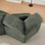 Canapé modulaire moderne en velours côtelé avec coussin décoratif et disposition personnalisable-128036341