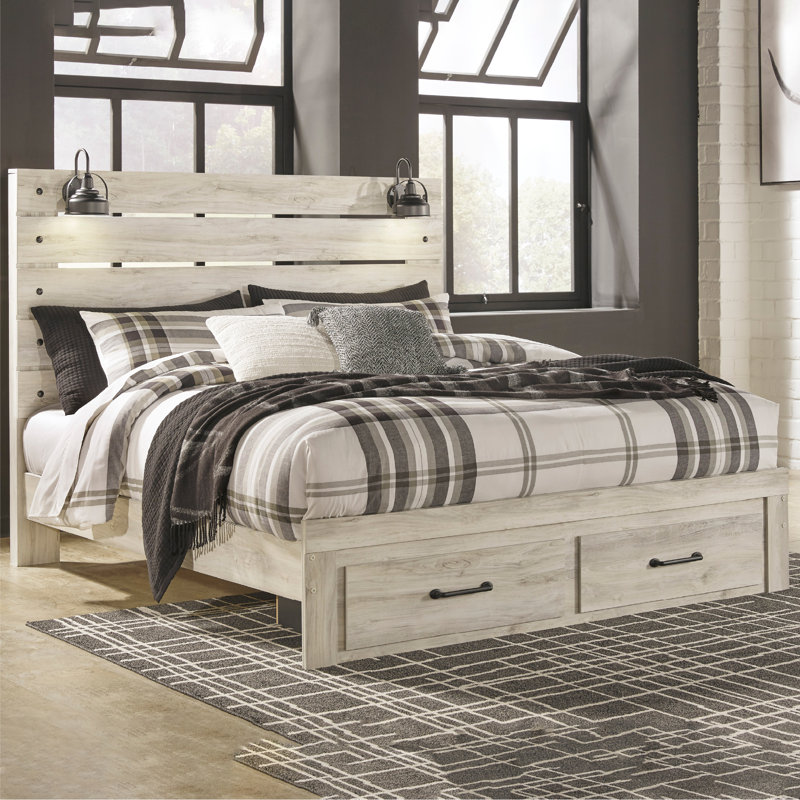 Kalayiah Slat Storage Bed, King
