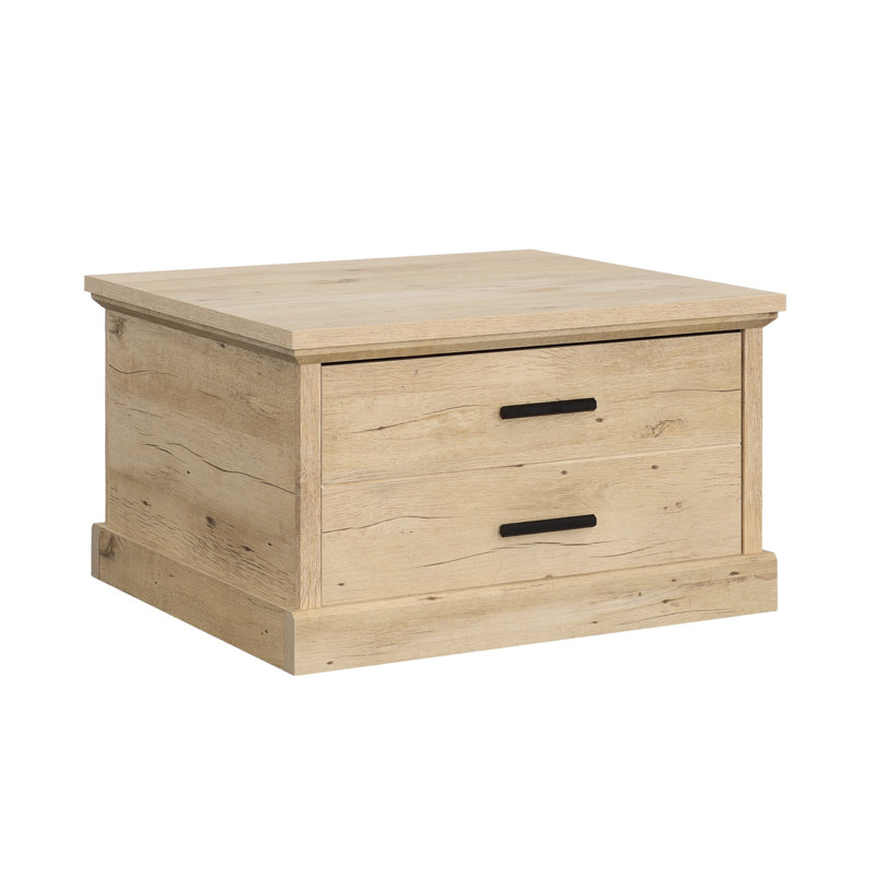 Petite table basse avec un tiroir de rangement pour l'espace de vie, Brun