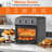 Large Air Fryer Toaster Oven Combo, Convection Countertop Oven With 360° Hot Air Circulation For Healthy Oil-Free Cooking, Multifunctional With Adjustable Time And Temperature Control | Gift Idea