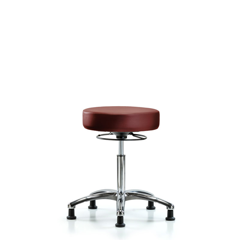 Tabouret de laboratoire réglable en hauteur Khodie, Argent, Bortsch, 28.75"