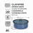 Handmade Stoneware Ceramic Casserole Dish Bakeware with Lid, 2.6 Quart, 9"W x 4"D