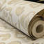 Rouleau de papier peint sel fleur métallique-355173116