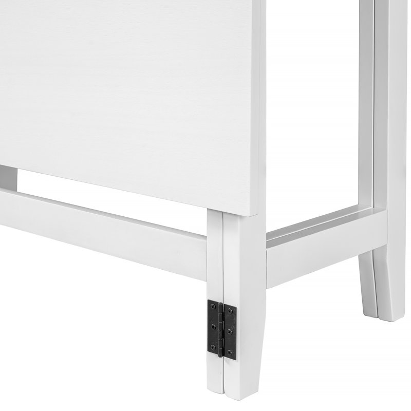 Table de salle à manger extensible Farmhouse, White