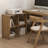 Wood color L-Shaped Solid Wood Desks-107198188-107198185