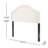 Full Sized Headboard With Fascinating Button Diamond Stitch In Upholstered Headboard, Sized, Contemporary And Nailhead Accents, Assembly Required-1561490600-1561490601