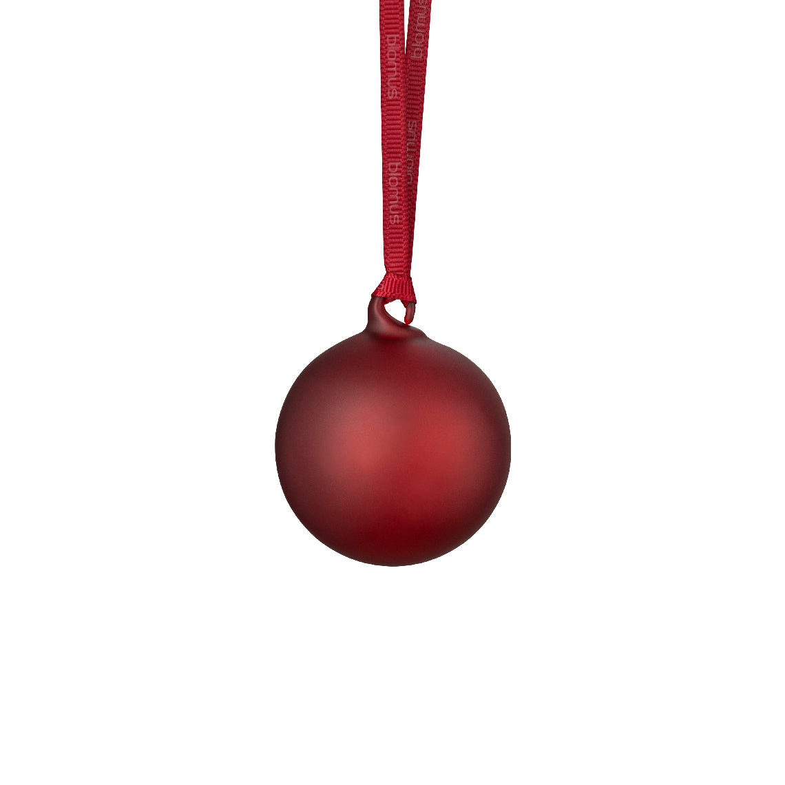 JUHLA Matte Glass Ornament, Burgundy
