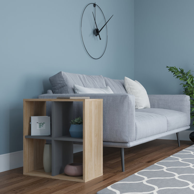 End Table, Oak/Anthracite