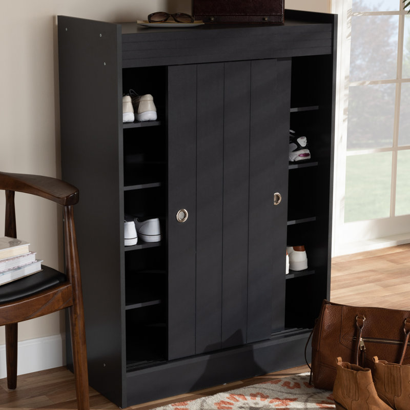 18 Pair Shoe Storage Cabinet