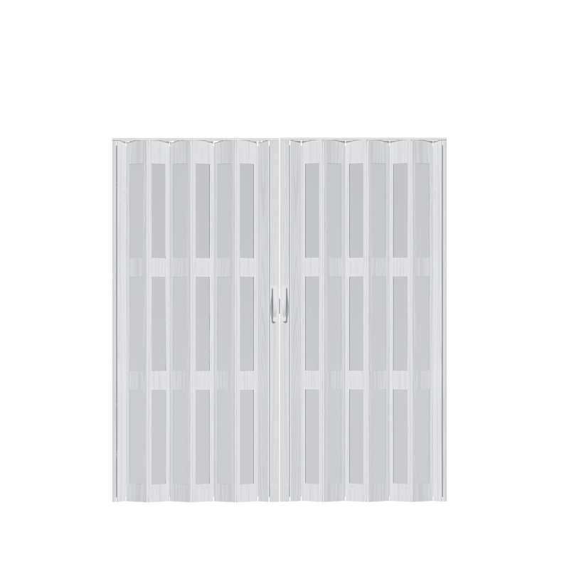 Porte accordéon 80 po en PVC / vinyle