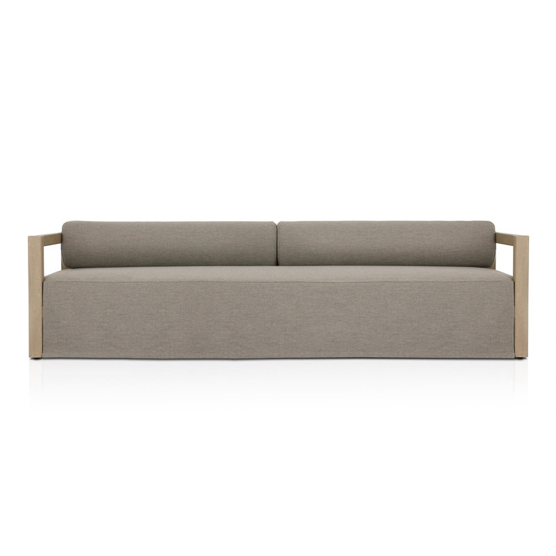 Laskin 106" Outdoor Sofa, Washed Brown