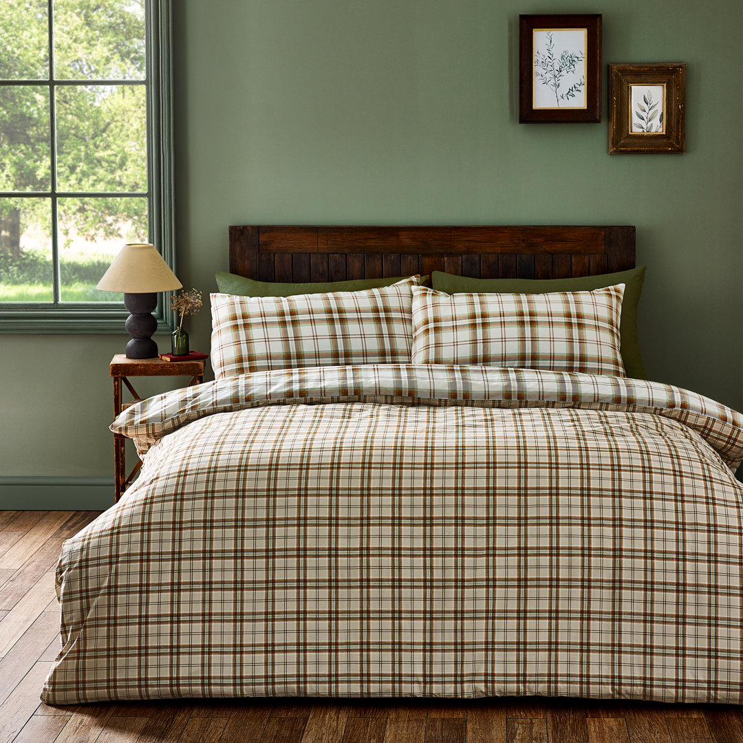 Kelso Check Reversible Duvet Cover Set