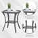 Carolina Wicker 2 - Person Patio Conversation Sets with Cushions