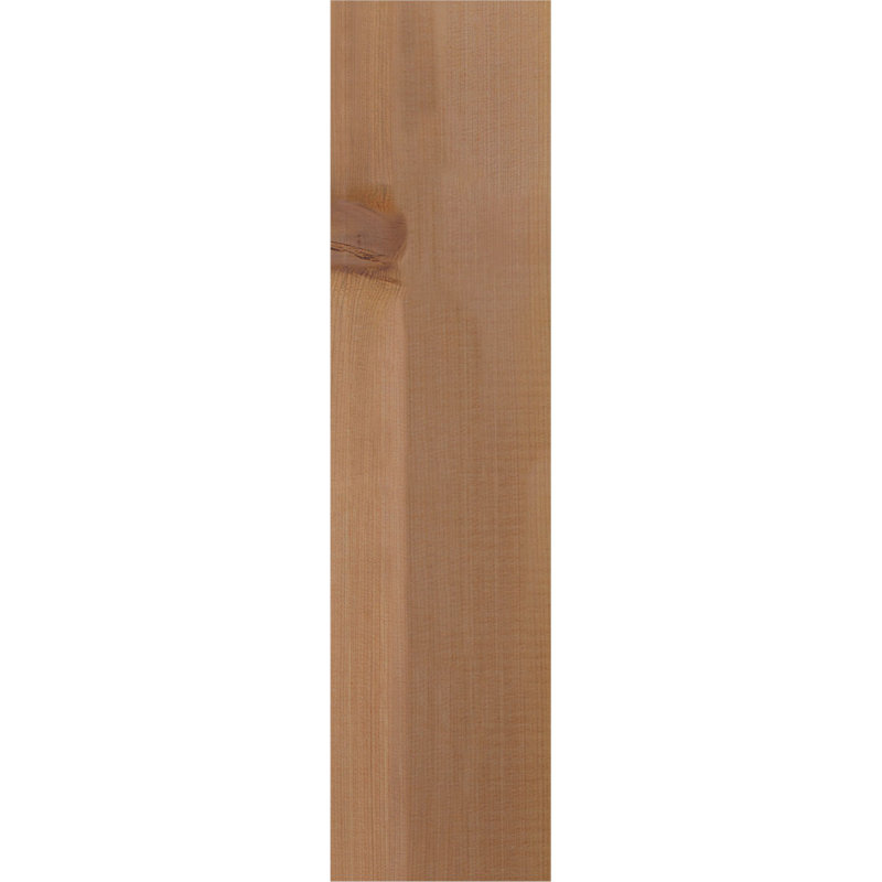 Yorkshire Yorktown avec plaque arrière, H 22 po x l 5,5 po x P 14 po, Cèdre rouge, Lisse
