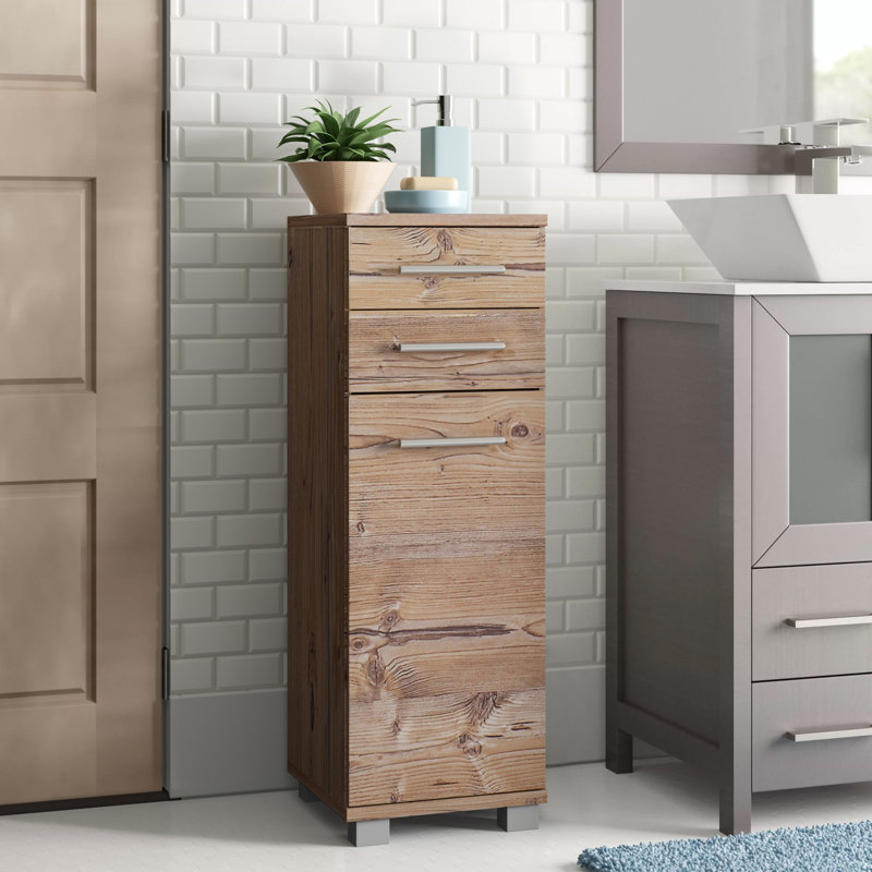Isola Freestanding Linen Cabinet, Beige