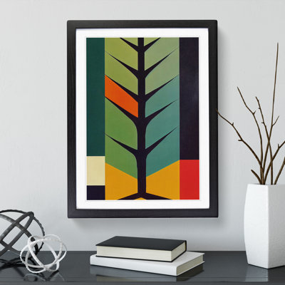 Bold Abstract Tree No.6 1 Piece Single Picture Frame Painting