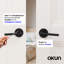 Levier de porte d'intimité Brio de style moderne dissimulé pour (lit et salle de bain) - Style minimaliste élégant en noir mat-114645597