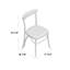 Chaise d'appoint rembourrée Pembrooke