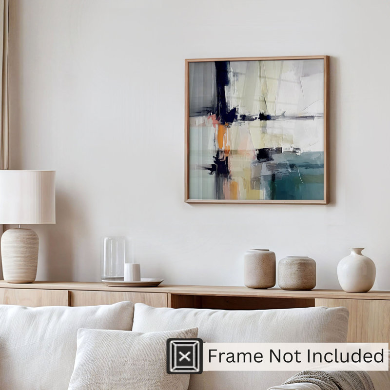 Abstract Transitional Abstract IV Transitional Unframed Art Print, 10" H x 10" W