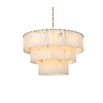 Lustre en albâtre 32 pouces Intisar