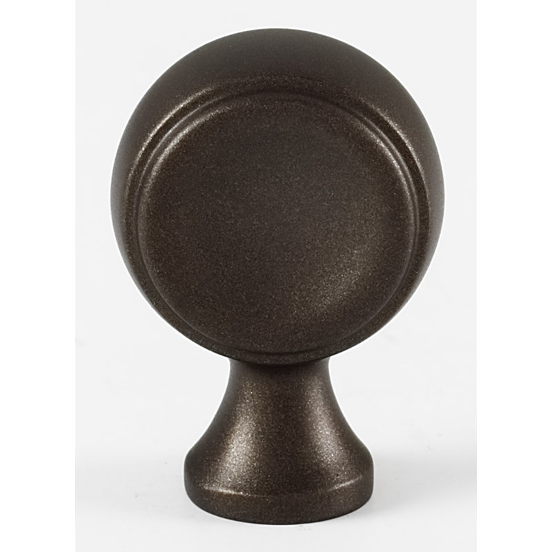Poignée ronde Royale, Bronze chocolat