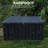 IYofe Water Resistant Metal Lockable Deck Box in Black-98705634