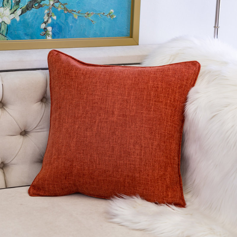 Throw Pillow, Rust