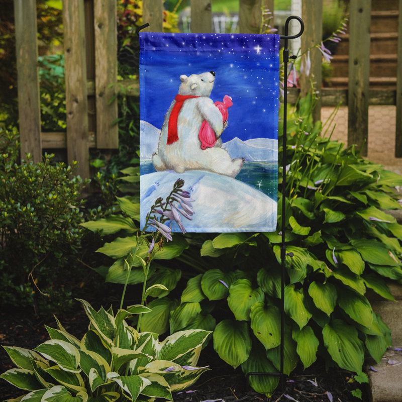 Drapeau de jardin Zinvor, H 15 po x l 11 po