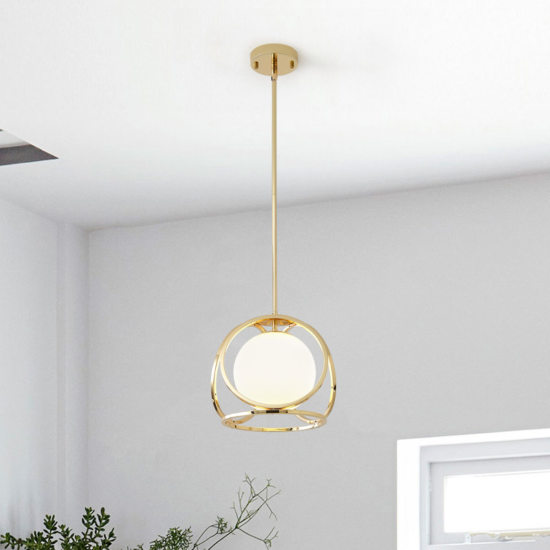 Luminaire suspendu simple 1 lumière