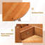 Table d'appoint ronde en bois de teck