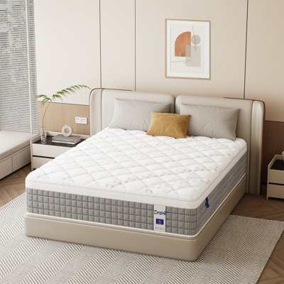 12" Medium Firm Cooling Hybrid Mattress in a box-Pocket Spring&Motion Isolation,Pressure Relief