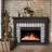 Freestanding Electric Fireplace with Remote-1272029732