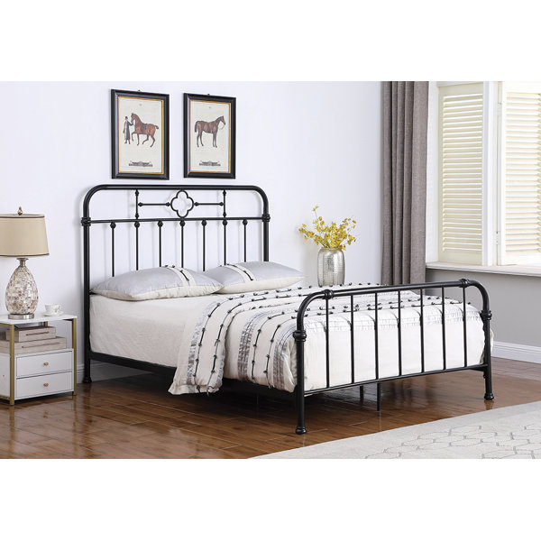 August Grove® Anterria Metal Slat Bed | Wayfair