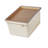 Closet Storage Bin, 1pcs Stackable Organizer With Lid-13454039