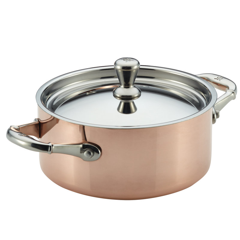Ruffoni Symphonia 0.65 Qt. Copper Round Casserole, Copper