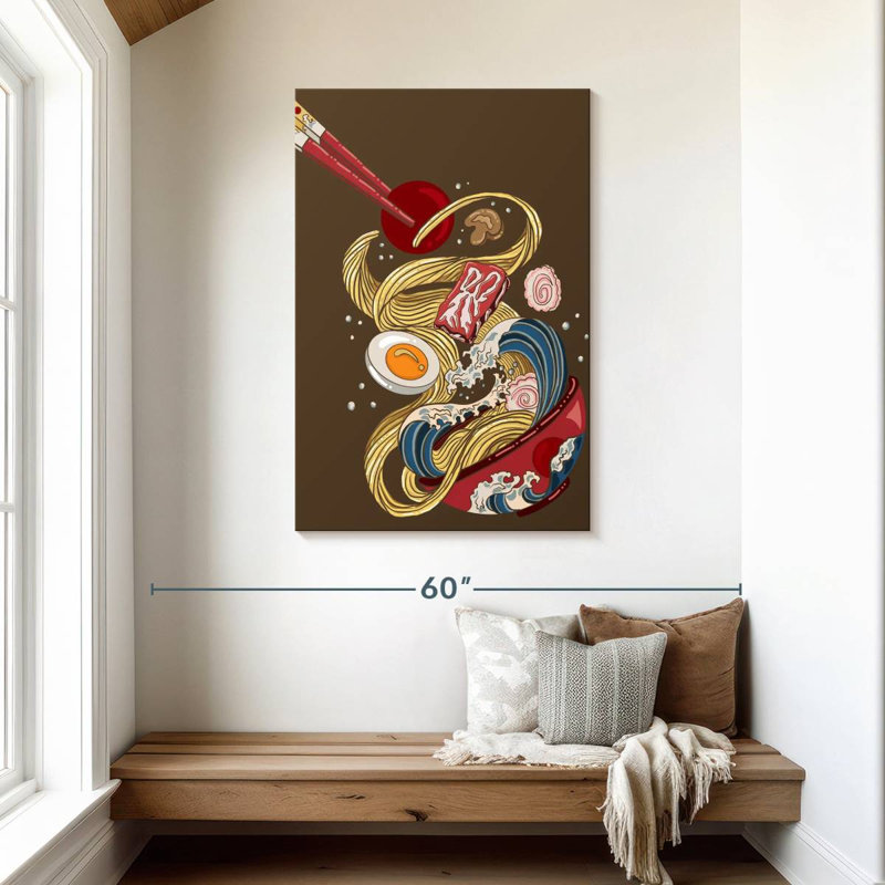 Ramen japonais Yarlin, H 45 po x l 30 po