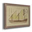 Antique Ship Plan VI - Peinture sur toile encadrée-554977656