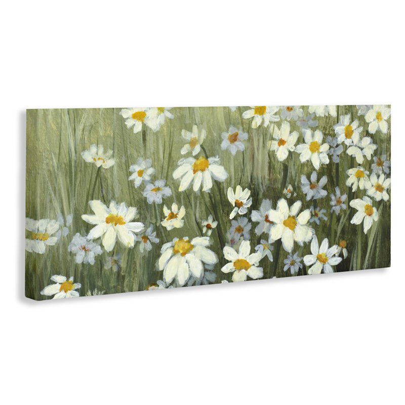 «Daisyland Meadow Flowers», art mural par Lanie Loreth, H 10 po x l 24 po