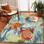 Tapis intérieur / extérieur bleu touffeté à la main Hemsworth-147039454