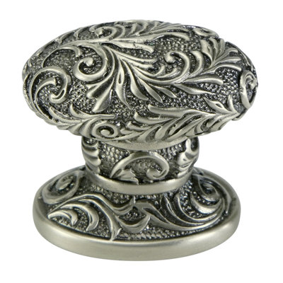 GLENDALE OVAL KNOB IN  PLATE