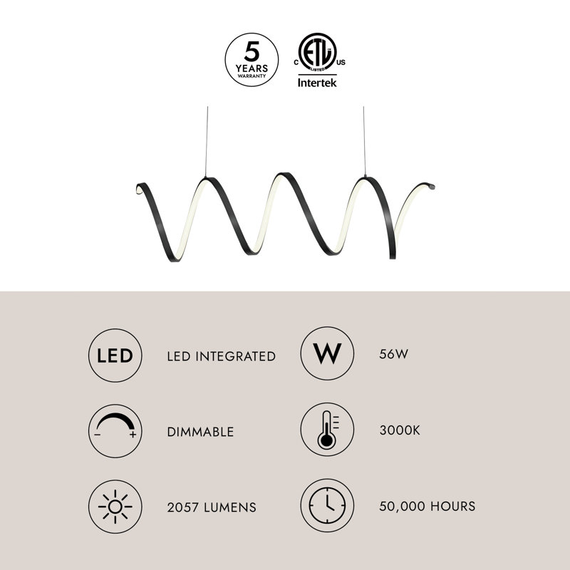 Synergy 1 - Light LED Pendant, Antique Brass
