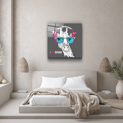 Elegant Decorative Tempered Glass Painting, 40 x 40 Inches | 100% Tempered Glass, Thickness: 0.16 Inches | UV Printing for Vibrant Colors & Durability | Perfect for Home Decor & Art Enthusiasts