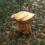 Solid Wood Accent Stool