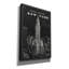 «Blueprint Map New York Chrysler Building Black» par Sue Schlabach, estampe numérique sur toile-1798235211
